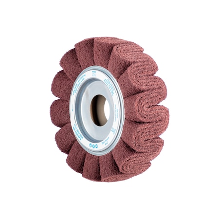 Pferd 8" X 2" POLINOX Unmounted Flap Wheel - 1-3/4" AH - PNG Type - 280 Grit 43038